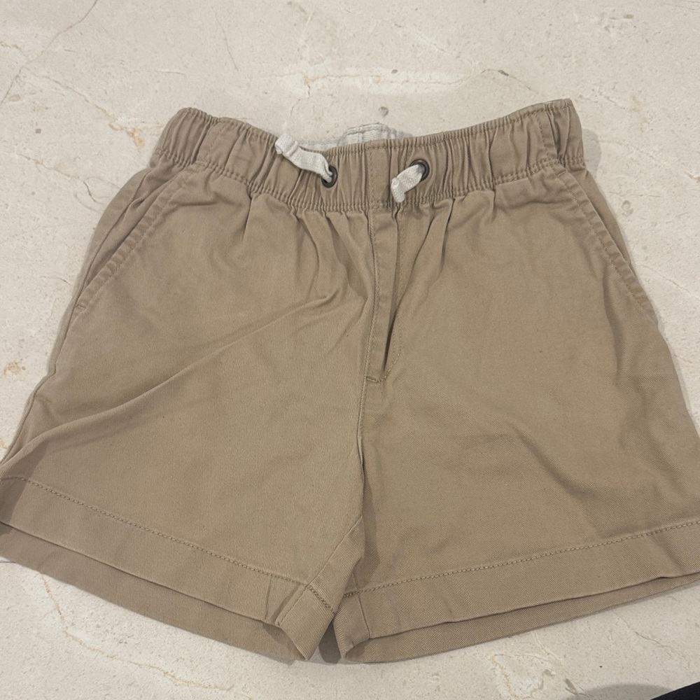 Crewcuts boys Beige Elastic Waist Shorts
